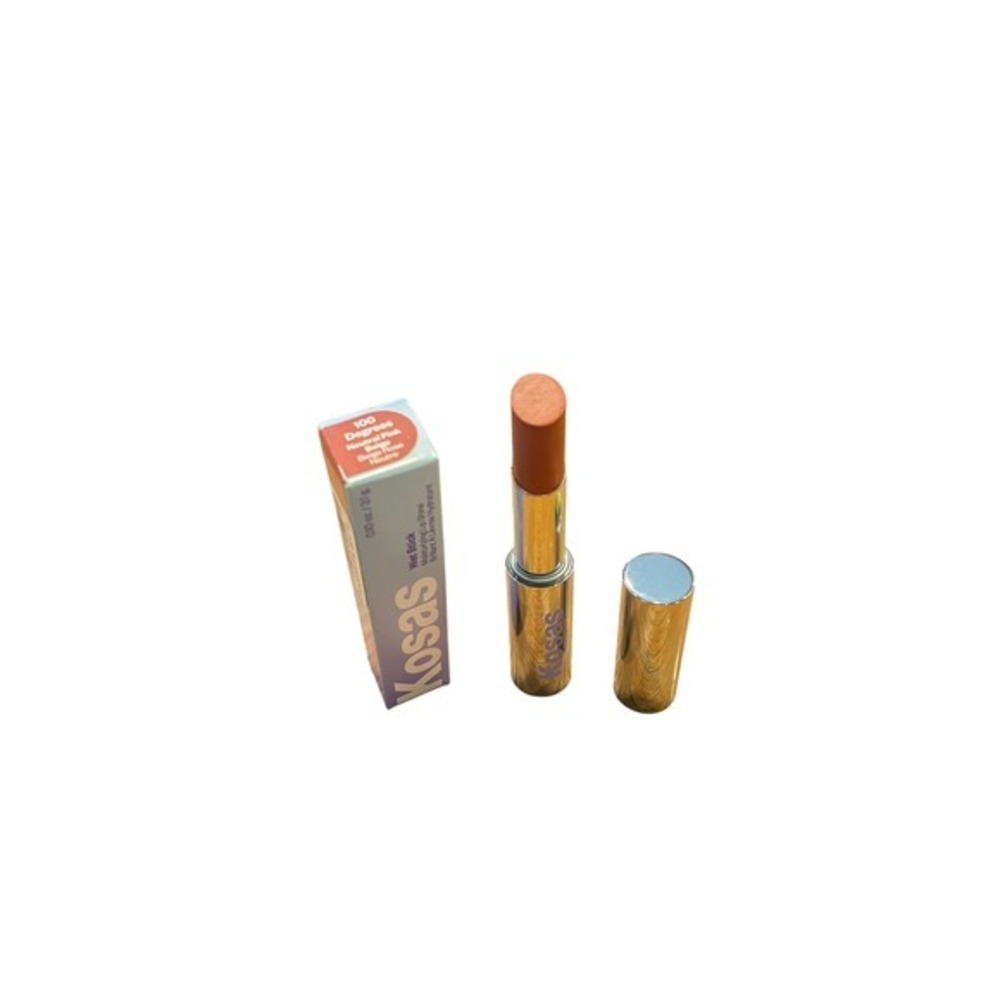 Kosas Wet Stick Moisturizing Lip Shine 100 Degrees Neutral Pink Beige READ